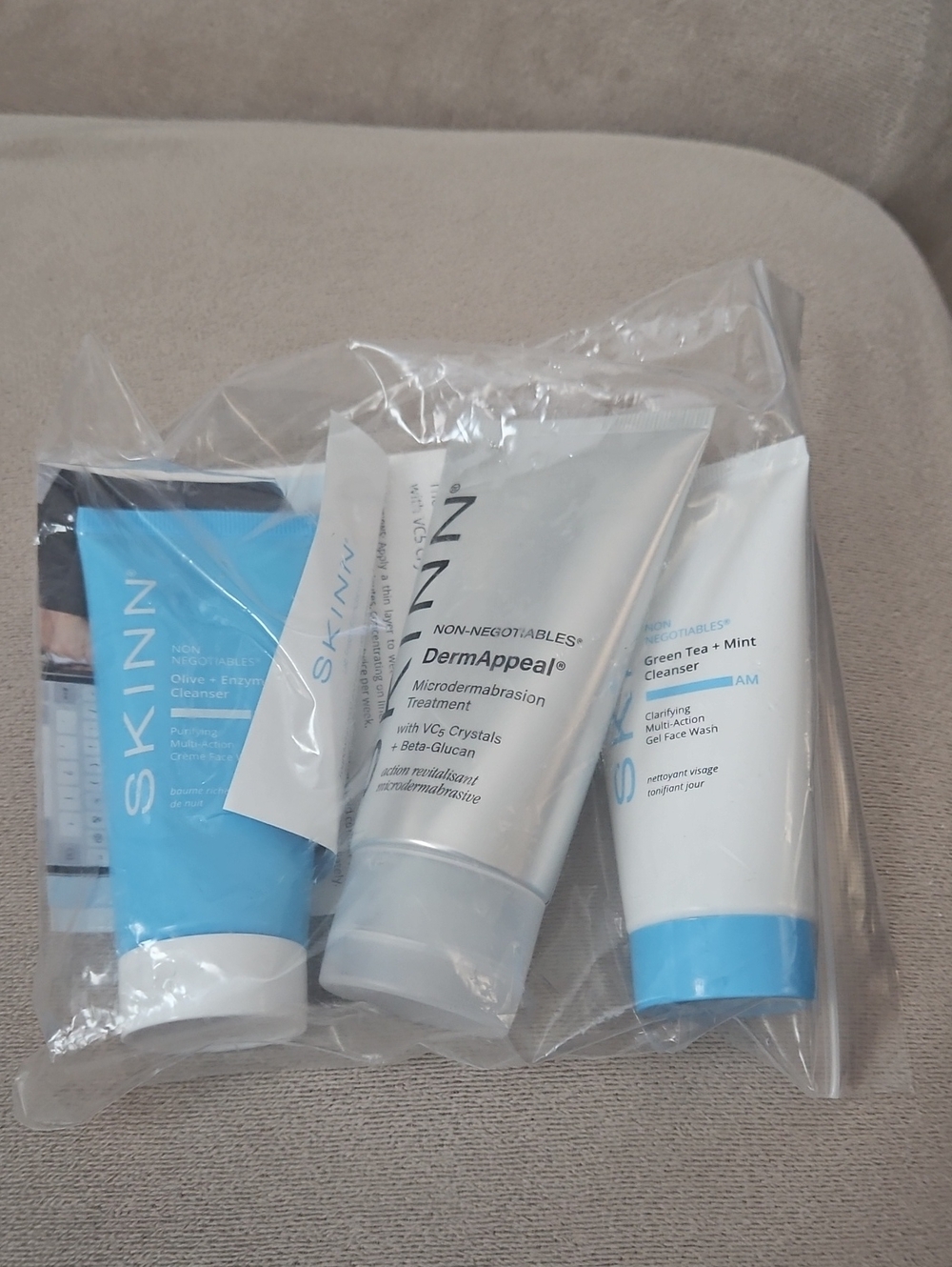 SKINN Blue & Silver Skincare Trio